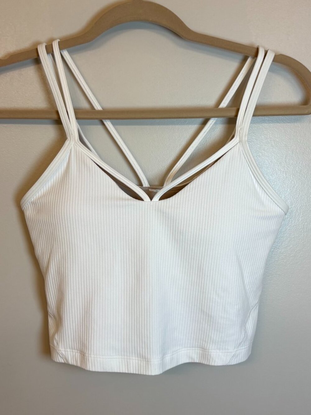 Lululemon Align Strappy Ribbed Tank - White - Size 4 - Picture 6 of 11